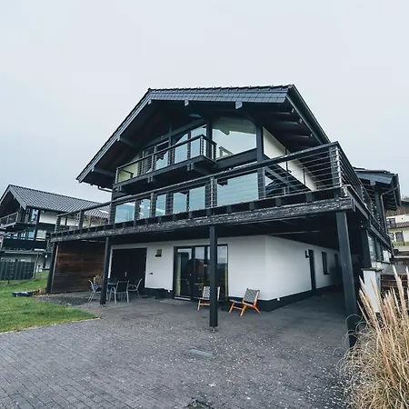 Hunsrück Valley View Apartment with Cedar SAUNA Bruschied Exterior foto